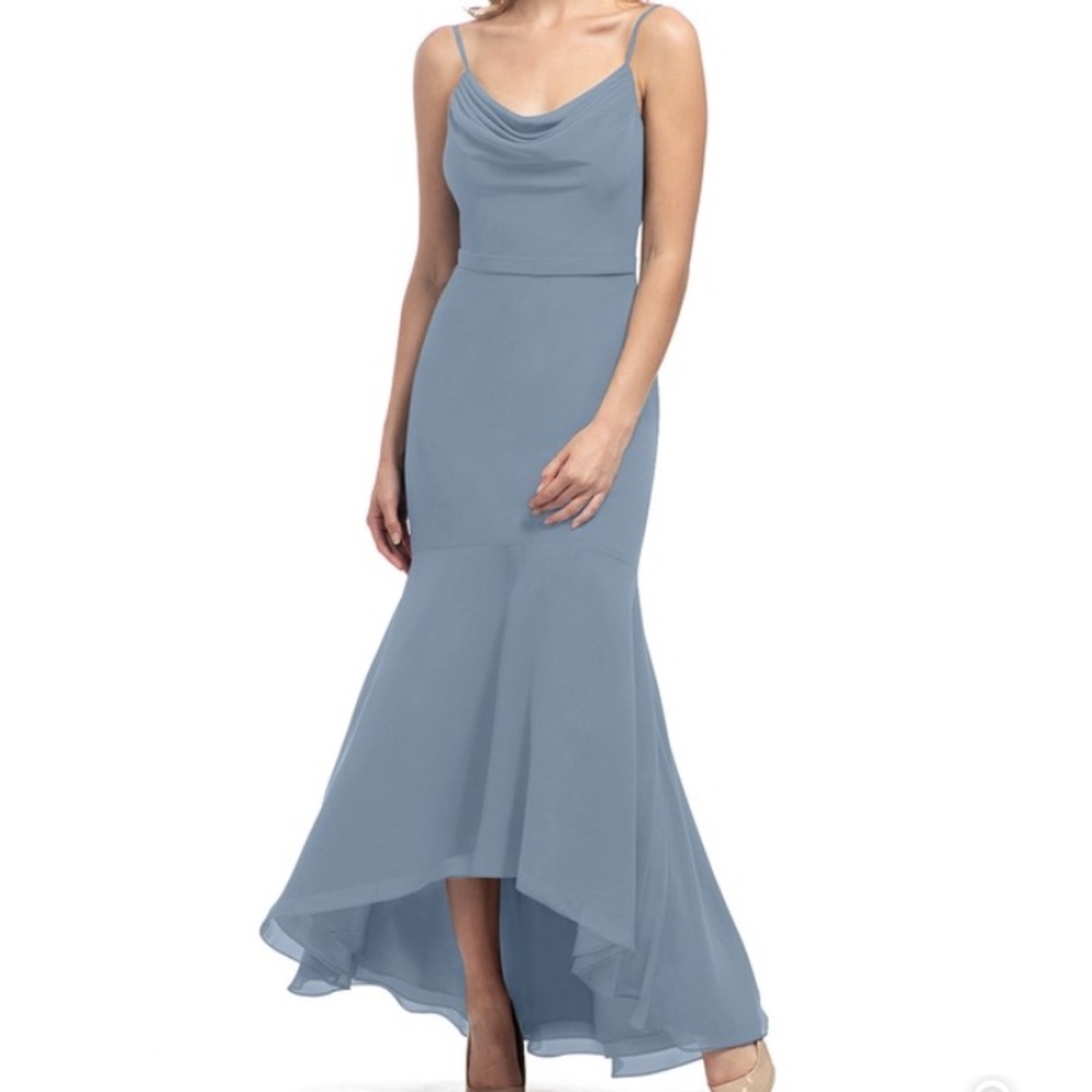 Blue prom/bridesmaid dress